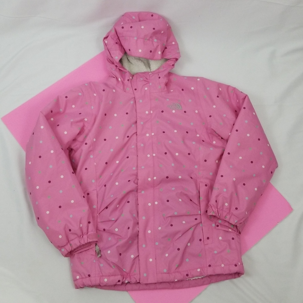 Girls Polka Dots Jacket The North Face Size Large